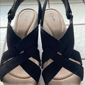 Clarks Women's Black Sandals